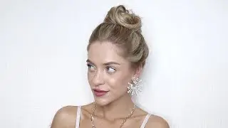 КРАСИВАЯ ГУЛЬКА НА КАЖДЫЙ ДЕНЬ ДЛЯ ДЛИННЫХ ВОЛОС | EASY TOP KNOT FOR LONG HAIR TUTORIAL