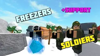 SOLO Soldiers and Freezers +Support - Roblox Tower Defense Simulator