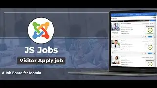 Apply as a visitor in JS Jobs - Joomla best job board component