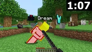 when Dream's minecraft manhunt goes wrong..