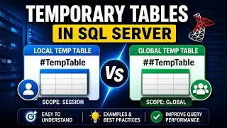 54 Temporary Tables in SQL Server | Local vs Global Temp Tables