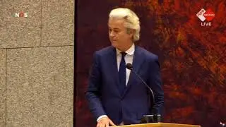 Reactie Geert Wilders op aftreden Halbe Zijlstra (VVD) #Halbewaserbij