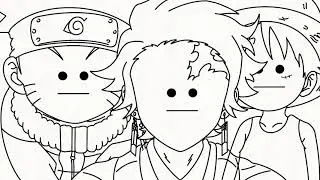 MOLESTANDO A DEKU!!! (Naruto, Luffy y Tanjiro) *sale mal*
