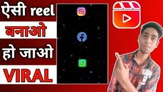 ऐसी reel बनाओ हो जाओ viral🤩|| new trending video on instagram|| by TECHNICAL AMAN