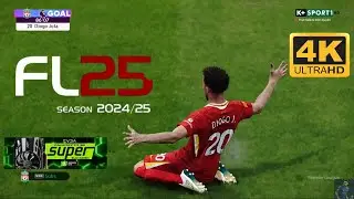 PES 2025 Gameplay Premier League Full Mod || Mancity vs Liver || 4k 60FPS #pes2021 #efotballpes2021