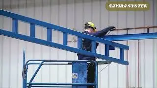 Installing Gorbel's Freestanding Bridge Crane | Savira Sytek