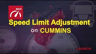 CUMMINS Speed Limit Adjustment by LAUNCH X431 PAD V with SmartLink C- launchx431.fr