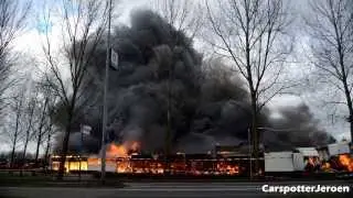 Grote brand Kringloopwinkel Almere Buiten