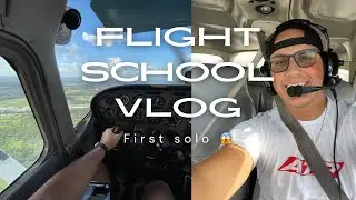 FIRST SOLO FLIGHT | STUDENT PILOT