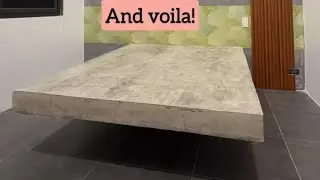 How Did We Make Our Floating Concrete Bed
