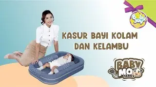 Kasur Bayi Kolam dan Kelambu Baby Moo Series BJK4026