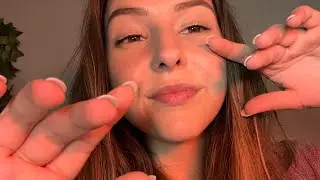 Whispered ASMR on Your Face to Help You Sleep 🥱