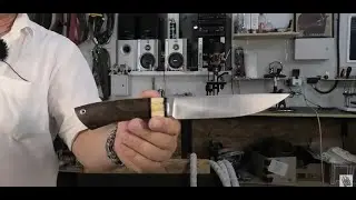 Тест ножа из стали Elmax. Кузница Спарта.