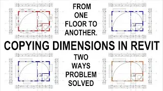 COPYING DIMENSIONS IN REVIT FROM ONE FLOOR TO ANOTHER. PROBLEM SOLVED