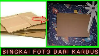 Tutorial Bingkai foto sederhana dari kardus