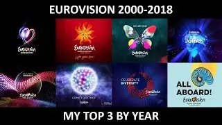 Eurovision 2000-2018 | My Top 3 By Year