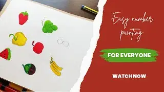 How to draw with a number.Drawing for kids.