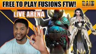 Utilizing fusions and log in champs in live arena! Raid: Shadow Legends