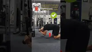 Cable crunches abs mistake #shorts