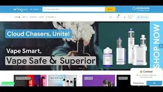 Vape E-Commerce Website Made by Laravel & Livewire in Low Cost