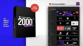 Premium Builder Motion Pack for Premiere Pro ▶▷ Premiere Pro Trends ◁◀