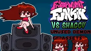 Friday Night Funkin Vs Shaggy Unused Demon Gf Assets