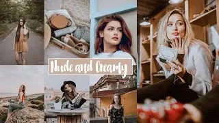 Photoshop Color Grading Tutorial : NUDE & CREAMY COLOR TONE - FREE PRESET - .XMP