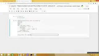 Python program Read a number n and print the number n1+n2+n3   and sum of number