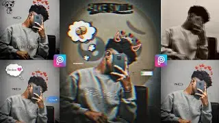 Aesthetic Sad Emoji Photo editing ☺️💝 || picsart Aesthetic video || Aesthetic Trending ✨️ 👌