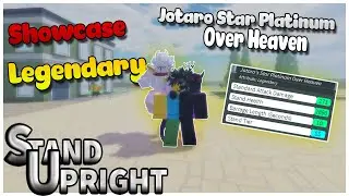 Stand Upright Showcase Legendary Jotaro Star Platinum Over Heaven