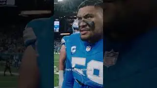 Penei Sewell pregame speech vs. Rams 😤 | Detroit Lions #shorts
