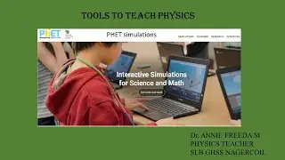 Tools to teach Physics - PHET simulation