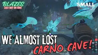We Almost Lost Carno Cave! Defending Both Caves & Wiping FOB - ARK Small Tribes-ep.38