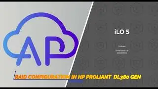 RAID CONFIGURATION IN HP PROLIANT DL380 GEN10