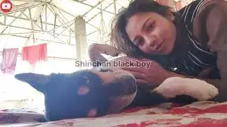 Morning Starts with Fun & My Dog Shinchan 🐶☀️ | Happy Moments 😄