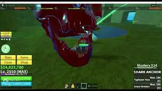 [Death Step + Shark Anchor + Soul Guitar] Blox fruit shark anchor combo