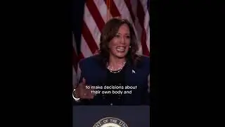 Presidential nominee Kamala Harris gives speech on freedom and reproductive rights #kamalaharris