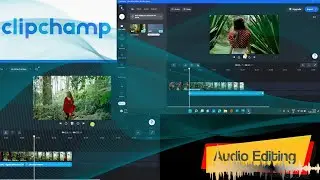 How to easily separate audio from video & How to edit audio in Clipchamp || Theofficialkrish