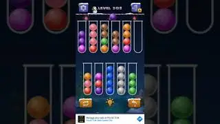 Color Ball Sort Puzzle Level 309 Solution