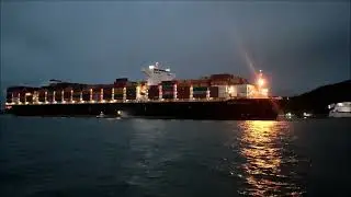 Navio porta contêineres  - Seaspan Falcon - Santos