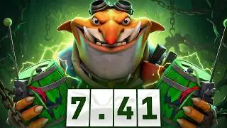 MID TECHIS IS THE STRONGEST HERO OF PATCH 7.41 | GREEN MINES IMBA