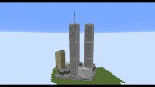 World Trade Center in Minecraft (Timelapse)