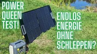 Endlos Strom unterwegs? Test der Power Queen mega Powerbank, Solarstrom, mobile Solarpanele