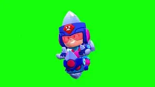 Ultra Driller Jacky Green Screen for Brawl Stars