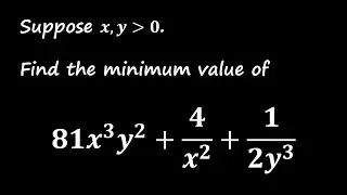 Finding the Minimum Value of a Complex Expression Using AM-GM Inequality