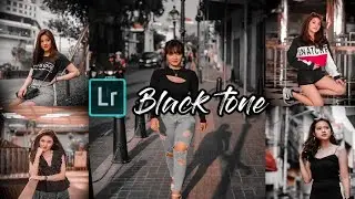 Tutorial edit foto "Black tone" menggunakan lightroom mobile.