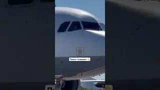 Пилот помахал #авиация #самолет #пилот
