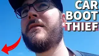 Why STEAL from an OLD LADY at the CAR BOOT!?!