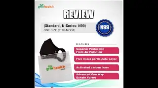 Review: Grin Health Anti-Pollution Mask - Black (Standard, N-Series: N99)