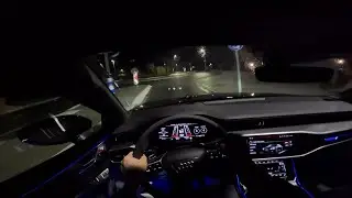 AUDI RS7 PERFORMANCE 630HP NIGHT DRIVE POV & AUTOBAHN (no talking) | RK